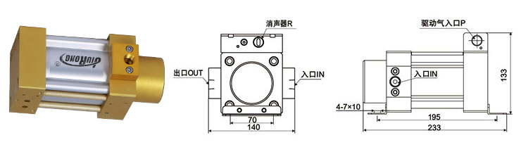 单驱动头单作用91视频APP下载污泵外形尺寸图